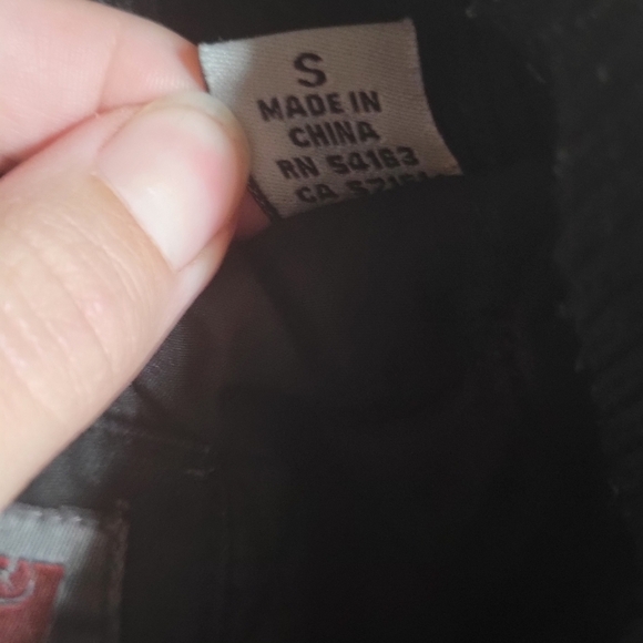 Levis Mens Small Black Denim Quilted Lining Trucker Jacket - Picture 12 of 13